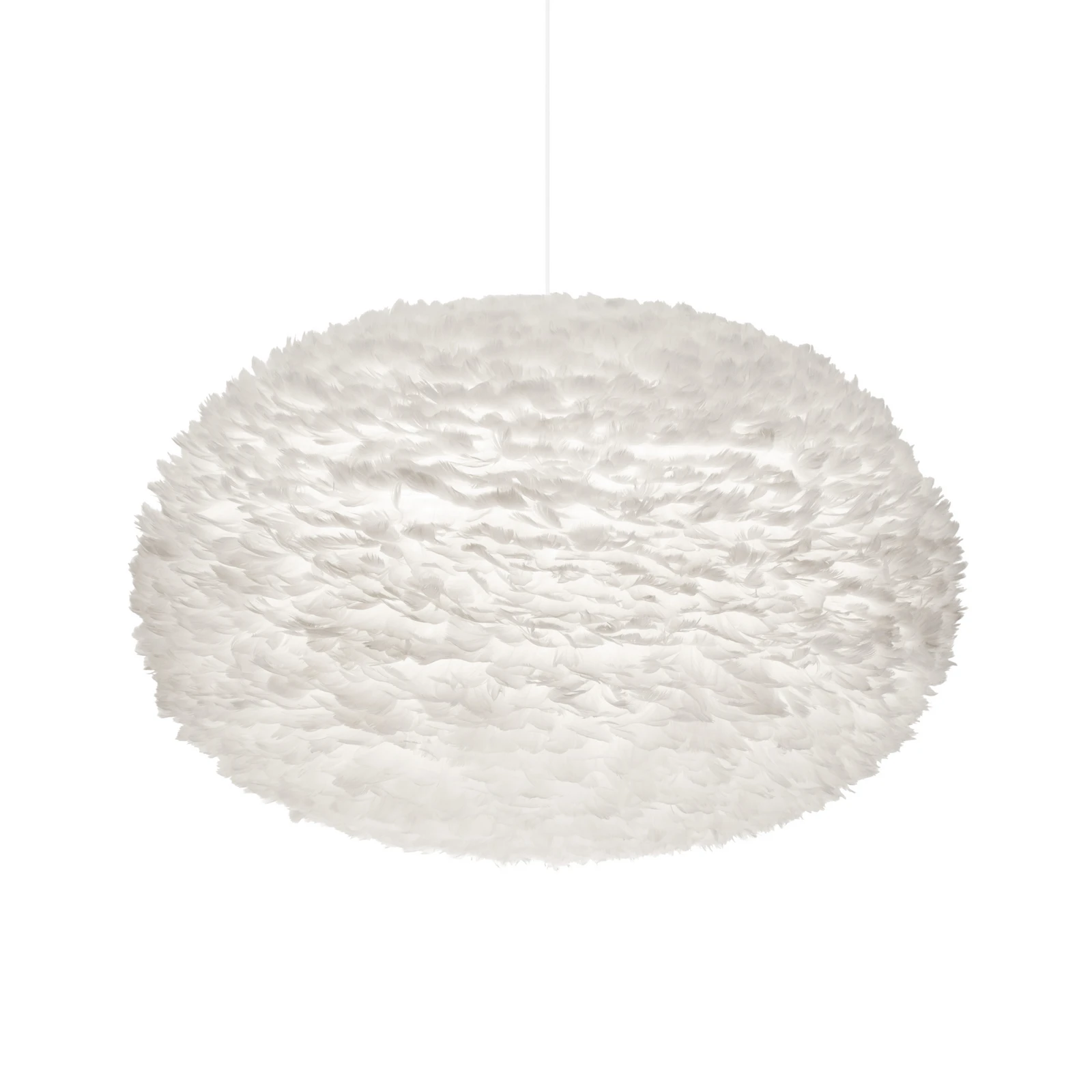 UMAGE pakabinamas šviestuvas EOS XXL, baltas, Ø 110 cm, spyruoklės, E27