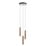 Chimes Cluster 3 Lampada a Sospensione Quercia Scura - UMAGE