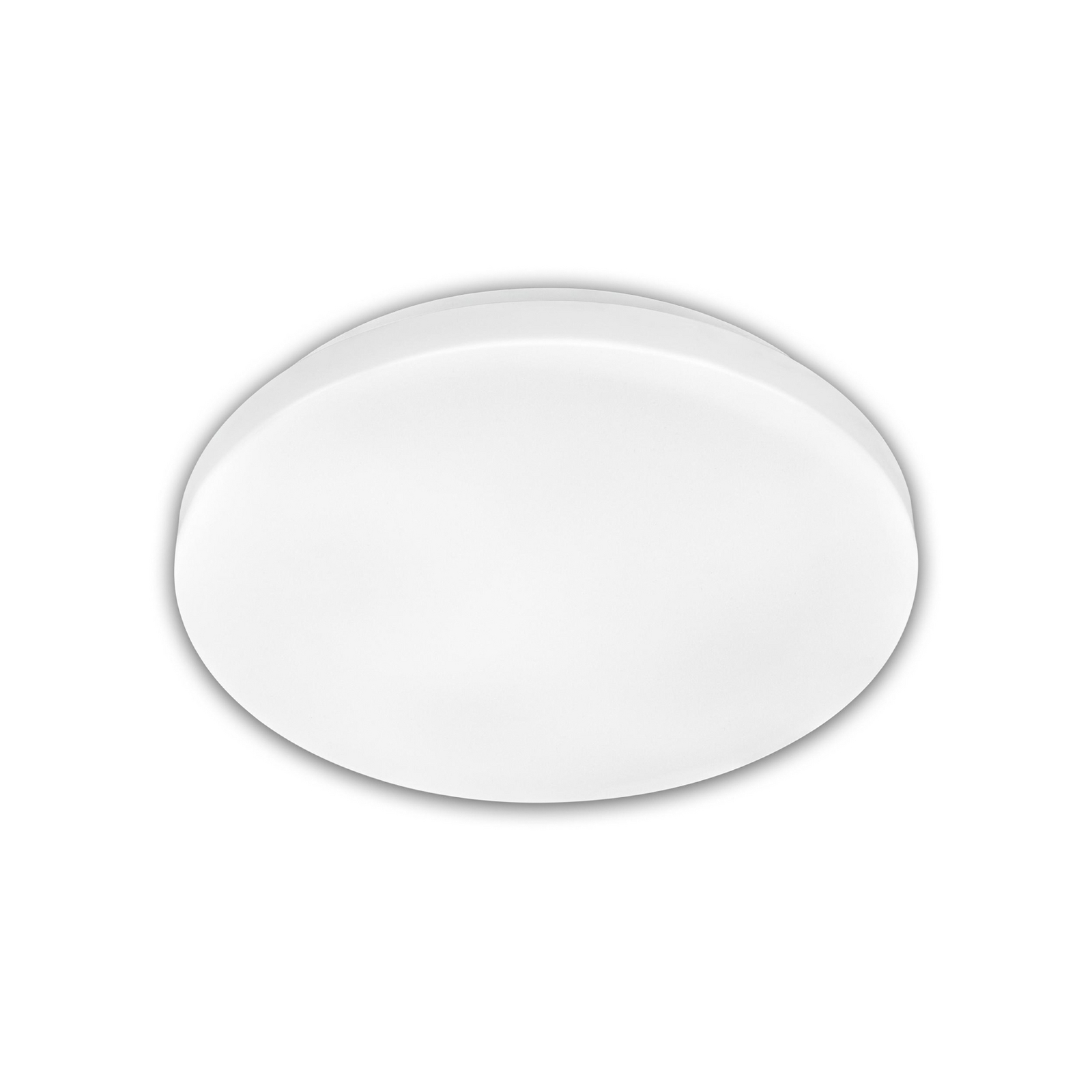 LED ceiling light Elipso, white, plastic, Ø 29 cm, 4000K