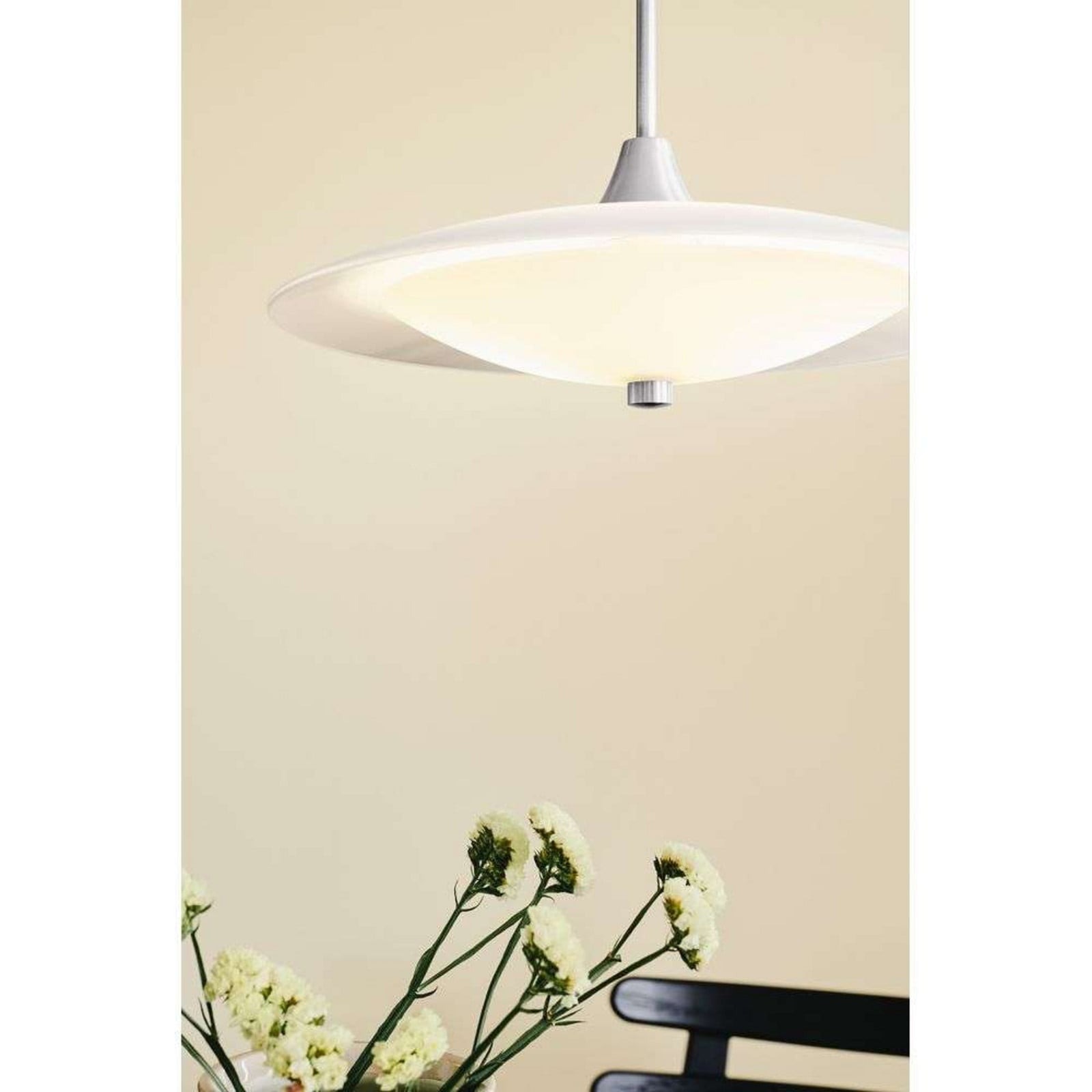 Baroni Taklampa &Oslash;46 Black/Opal Halo Design - Matsal - Metall