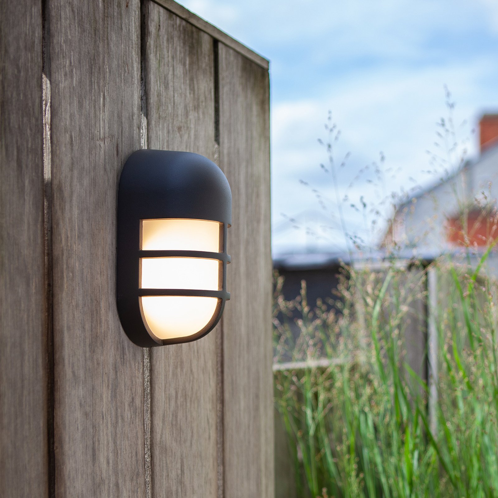 Bullo LED outdoor wall light, anthracite