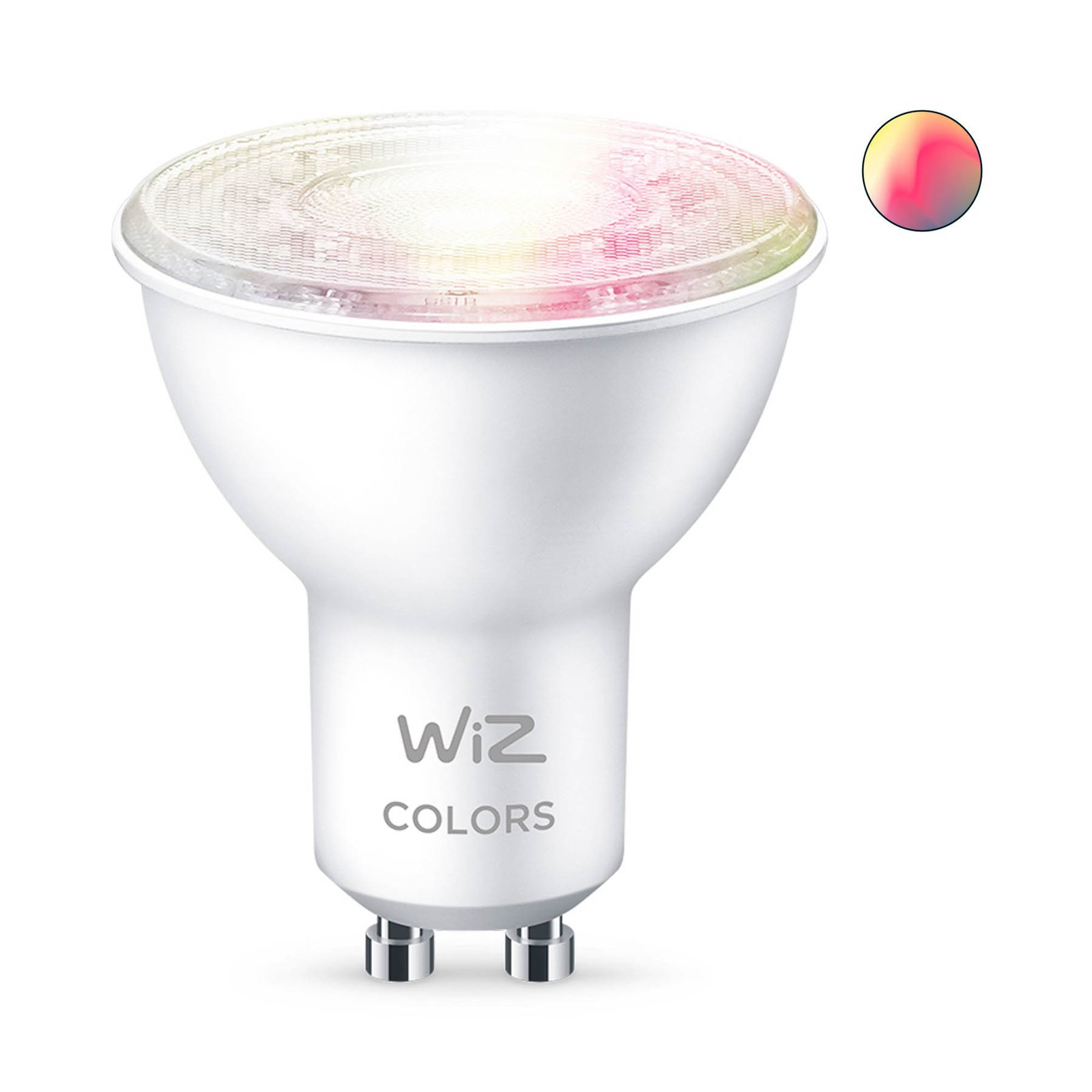 WiZ PAR16 reflektor LED GU10 4,7W RGB