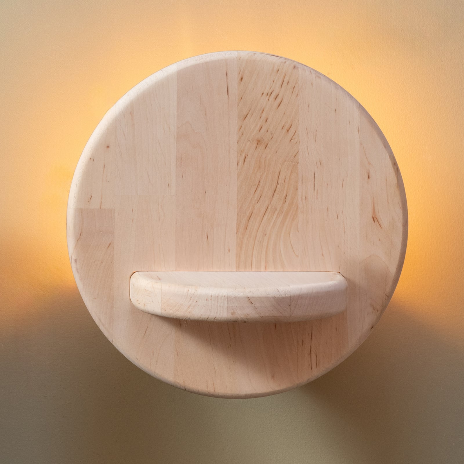 GOOD & MOJO vegglampe Corsica, natur, or, stikkontakt