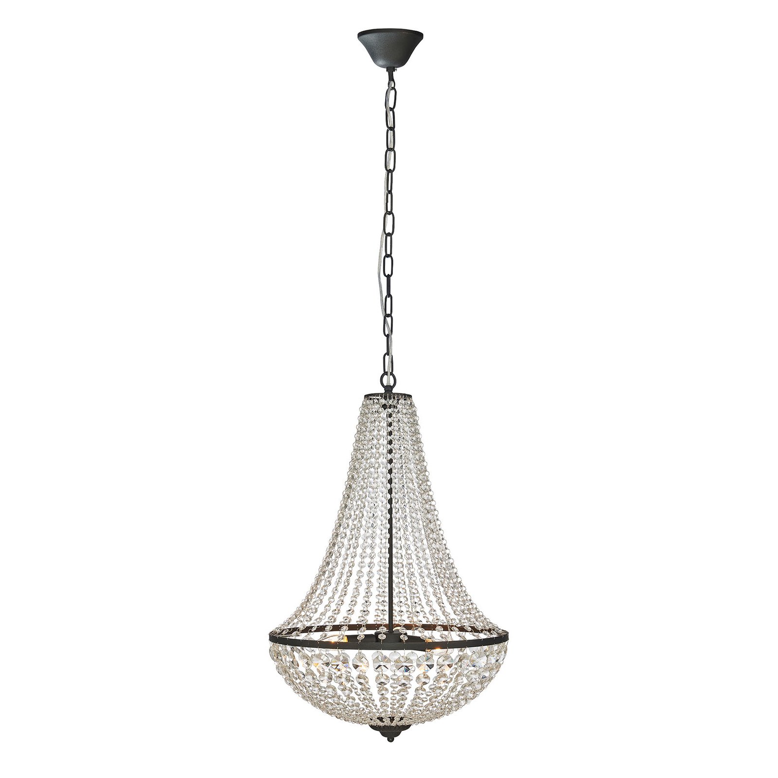 GRÄNSÖ lysekrone sort 50 cm - Markslöjd
