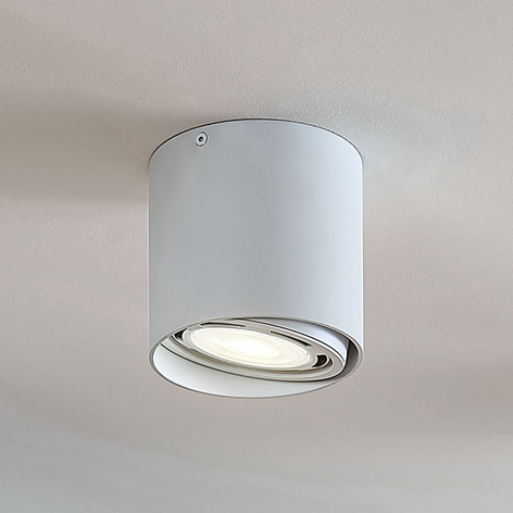 Downlight Rosalie, weiß, dimmbar, rund, 1-fl.