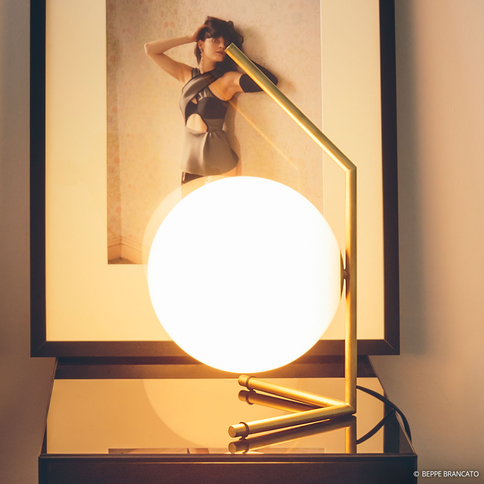 IC T1 Bordslampa Low Mässing - Flos