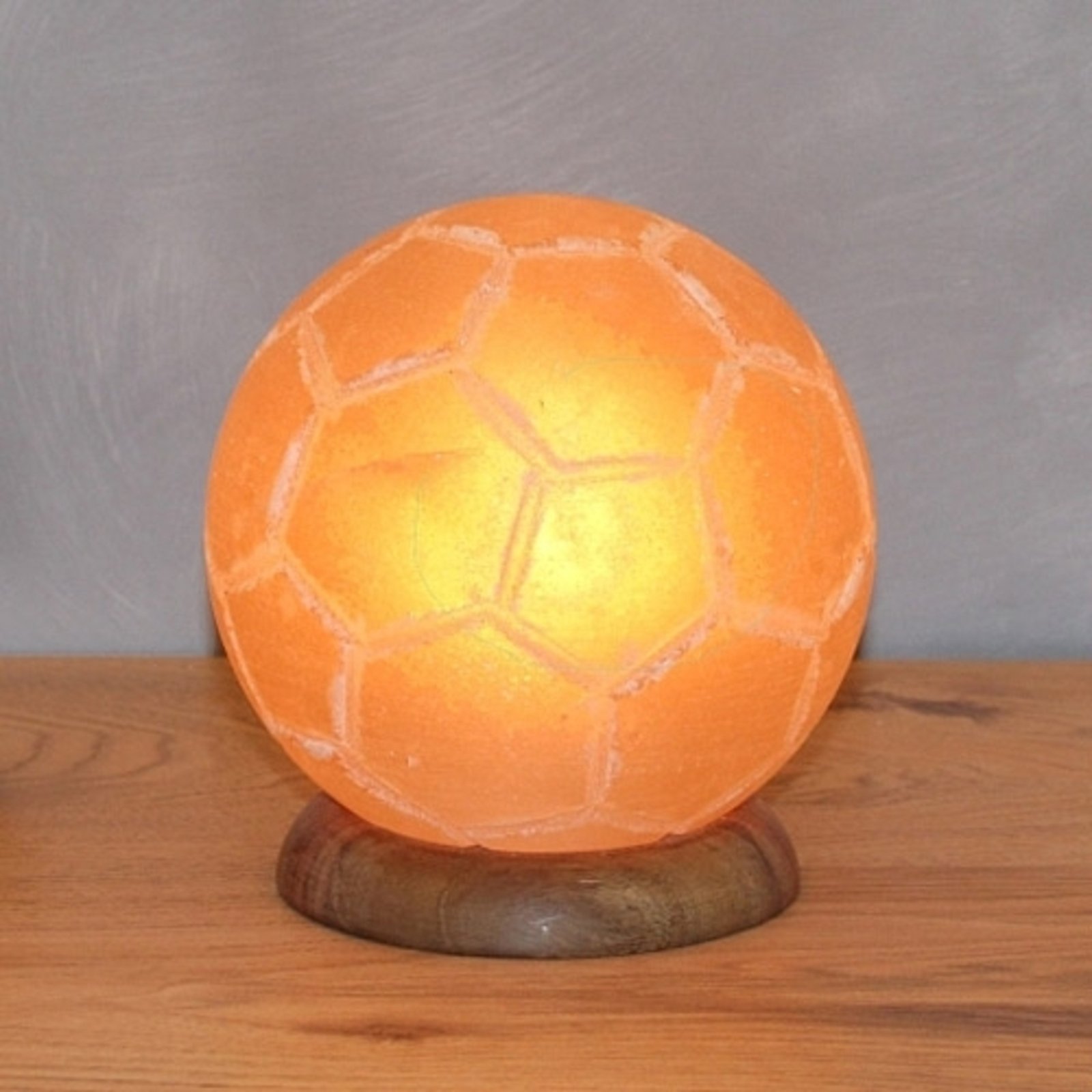 Lampada di sale decorativa Pallone da calcio