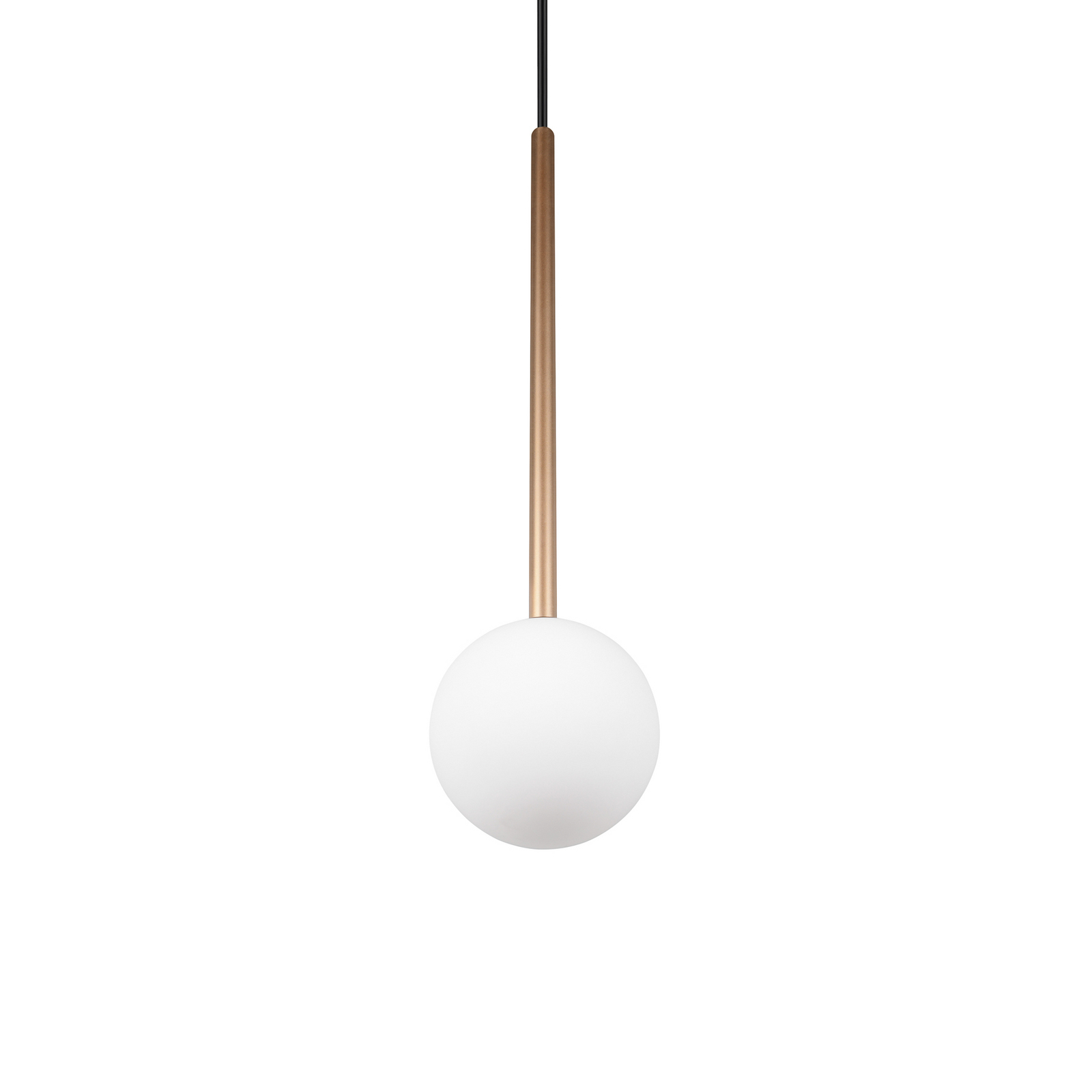 Piekaramā lampa „Firano“, zelta krāsā, Ø 12 cm, metāls Piekaramā lampa „Firano“, zelta krāsā, Ø 12 cm, metāls