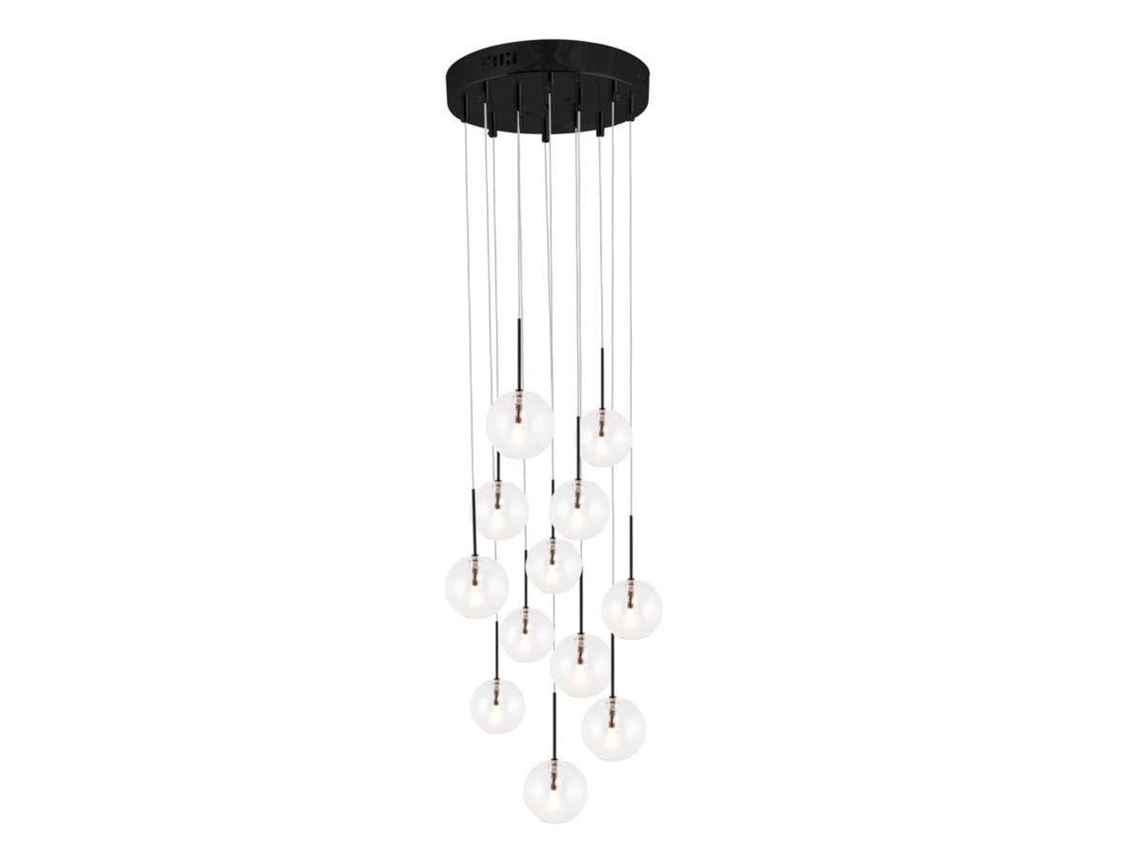 Skyfall Taklampa Clear/Black - Globen Lighting