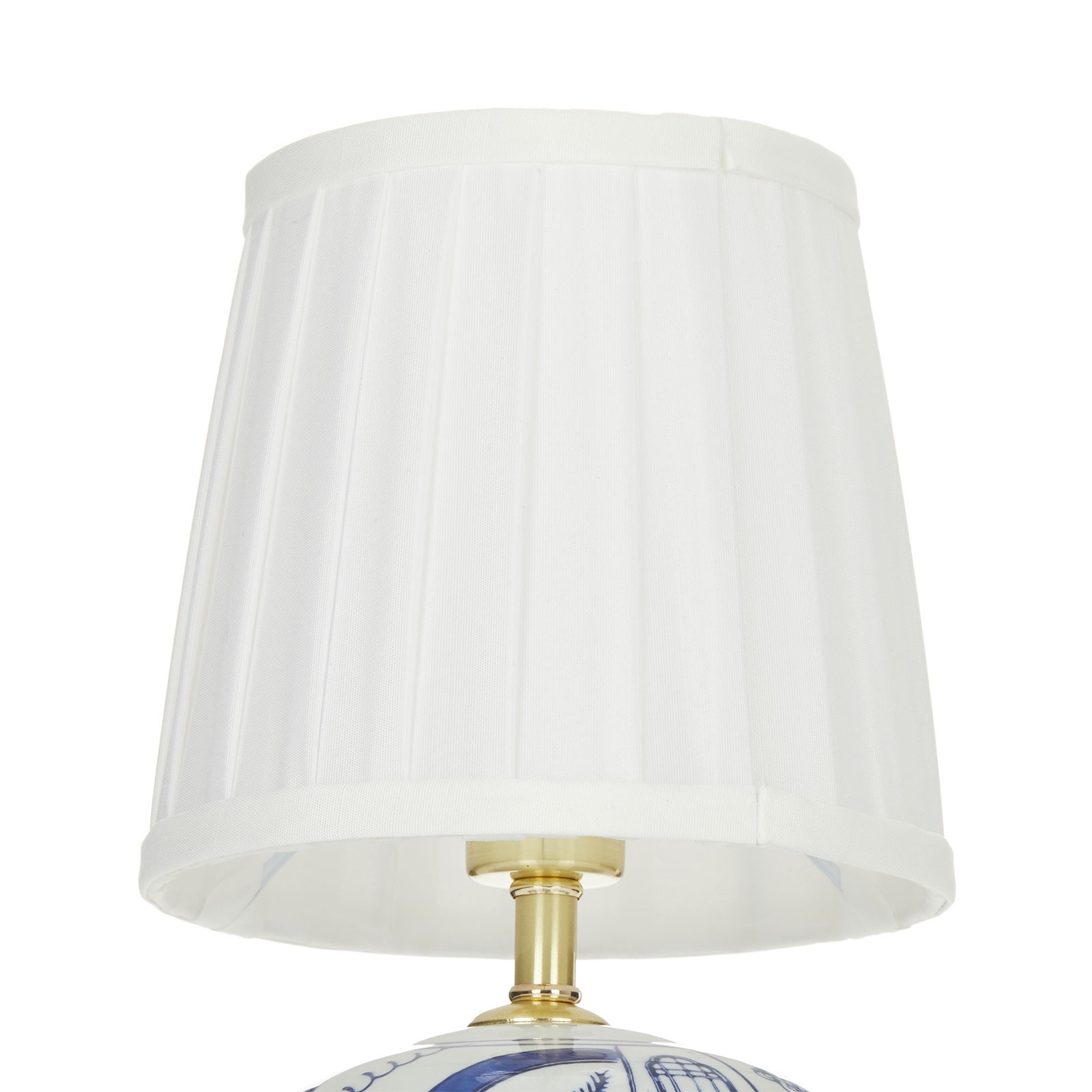 Markslöjd Lampă de masă Göteborg 325 cm - Camera de zi / sufragerie - alb albastru auriu - Țesătură / Textil