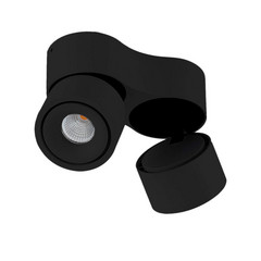 Rotari LED Surface-Mounted Spot 2x6,1W Black - Arcchio