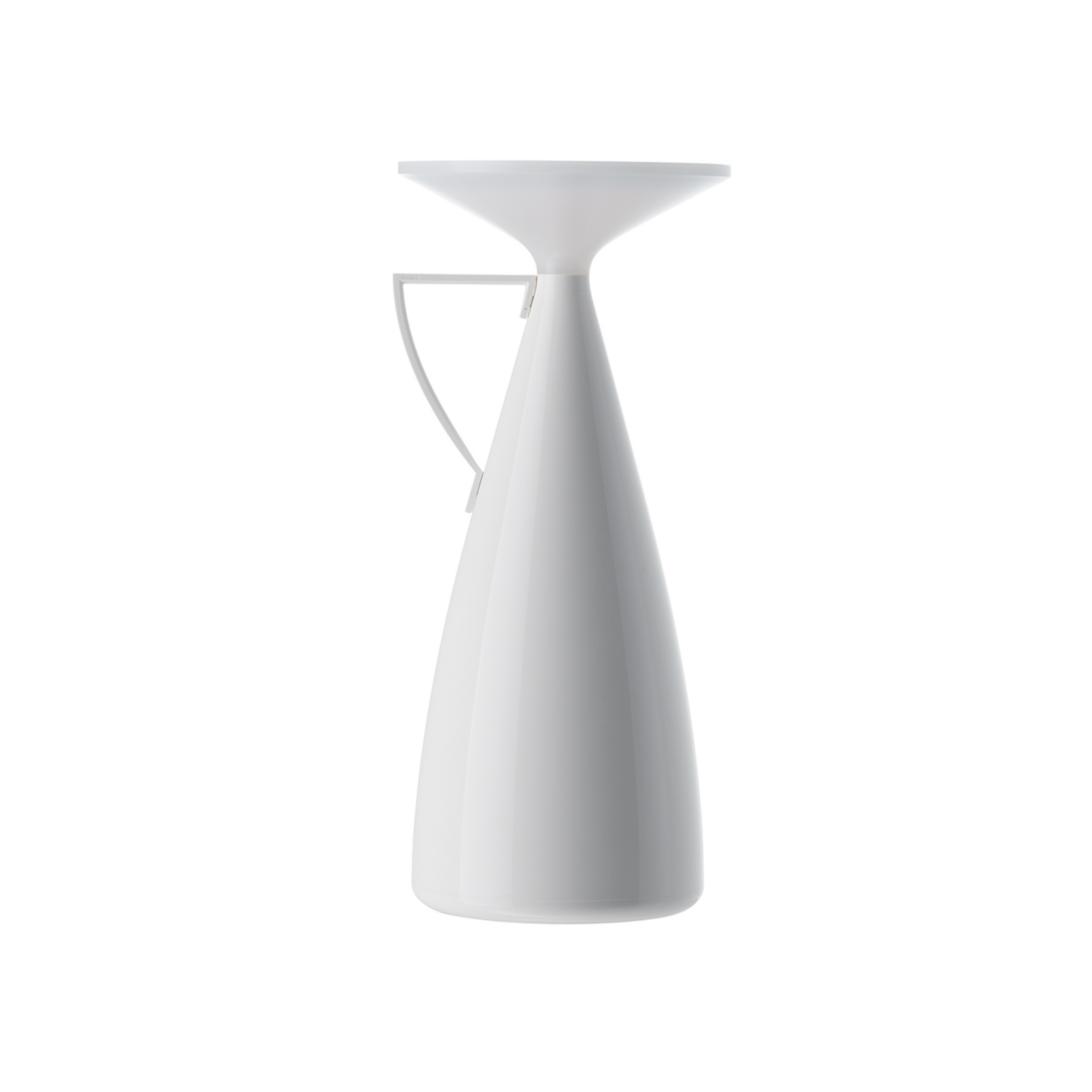 Camomille LED-bordlampe med batteri, hvit, høyde 24 cm - Kartell