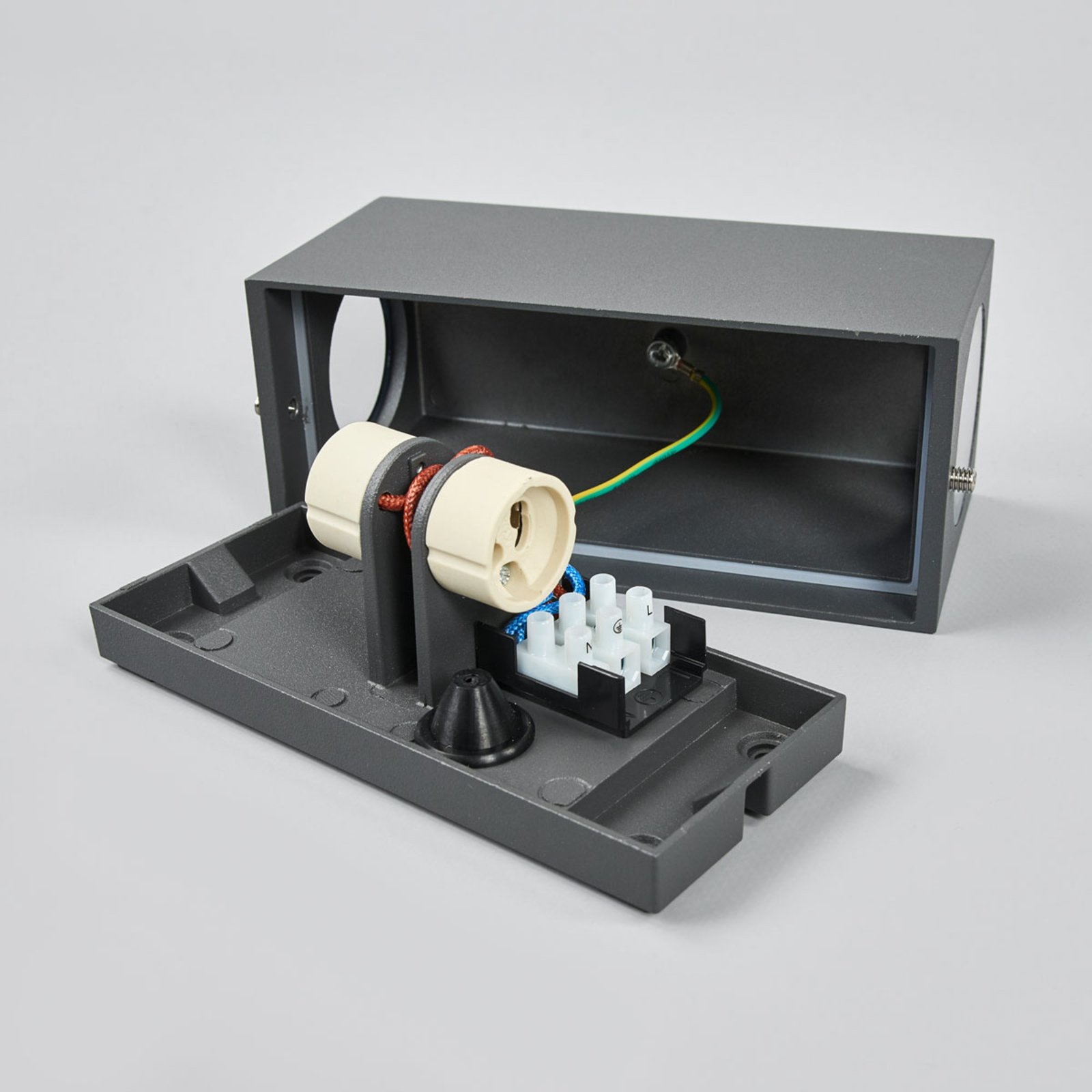 Xava Up/Down Buiten Wandlamp IP65 Graphite - Lucande