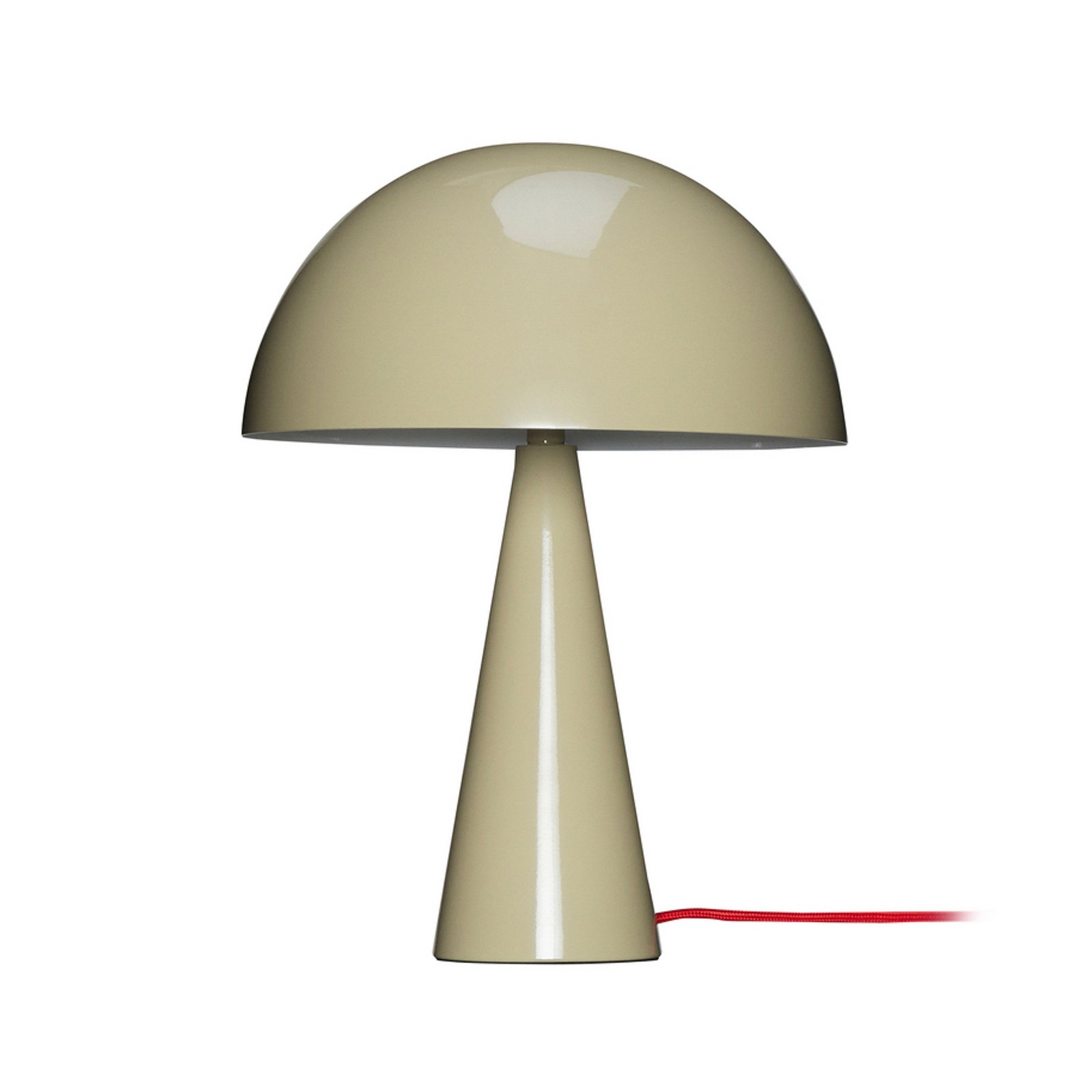 Mush Mini Lampe de Table Sand/Red - Hübsch