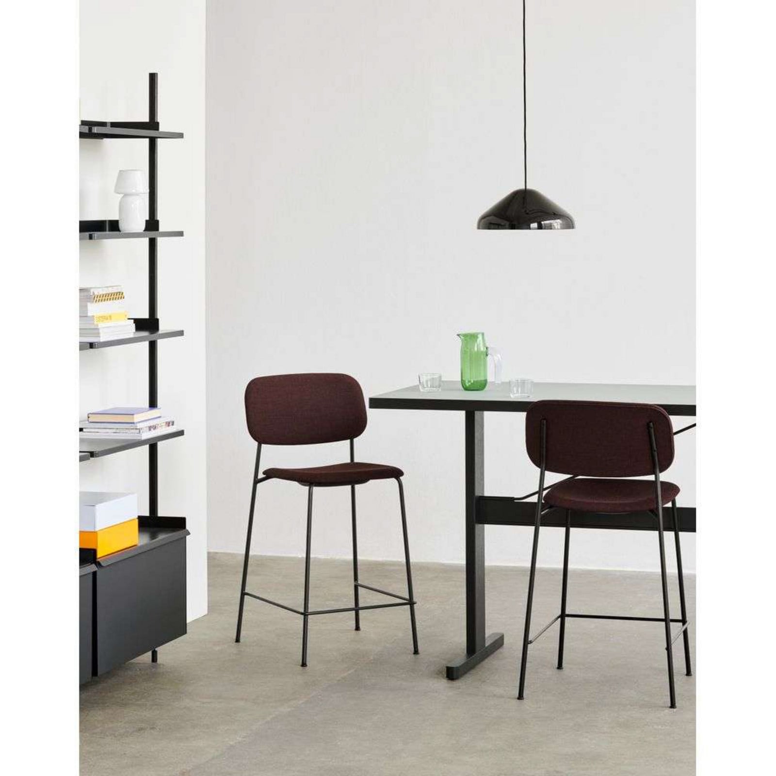 Pao Steel Pendelleuchte 230 Soft Black HAY - Wohnzimmer - Metall