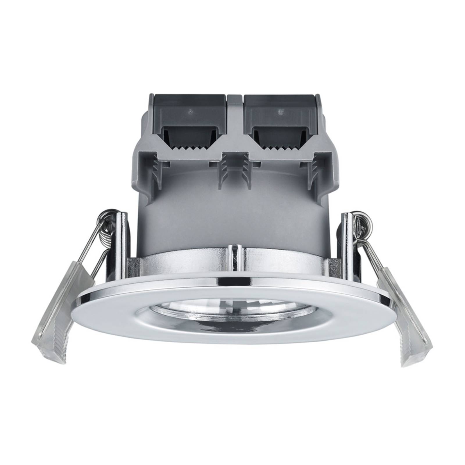 Chromfarbener LED-Einbaustrahler Zagros, IP65 günstig online kaufen