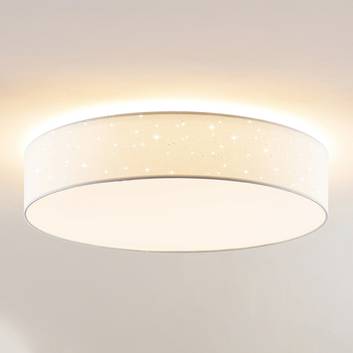 Lindby Ellamina plafoniera LED, 60 cm, bianco