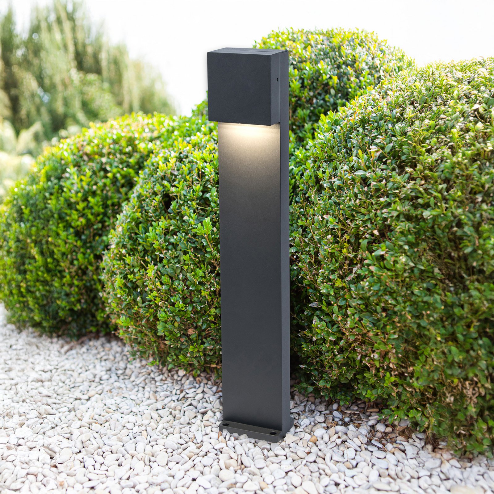Lampione LED Gemini FX, IP54, antracite