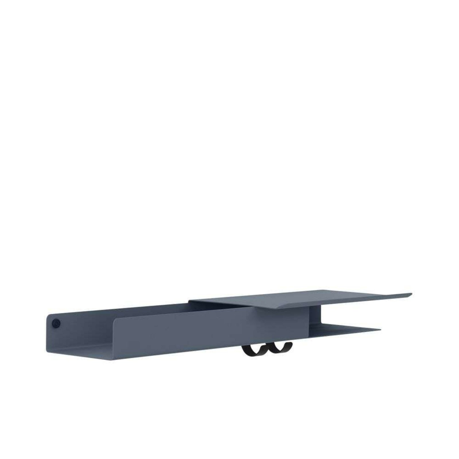 Folded Shelves Platform 62x5,4 Blue Grey - Muuto