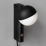 Northern Balancer mini -LED-seinälamppu, musta