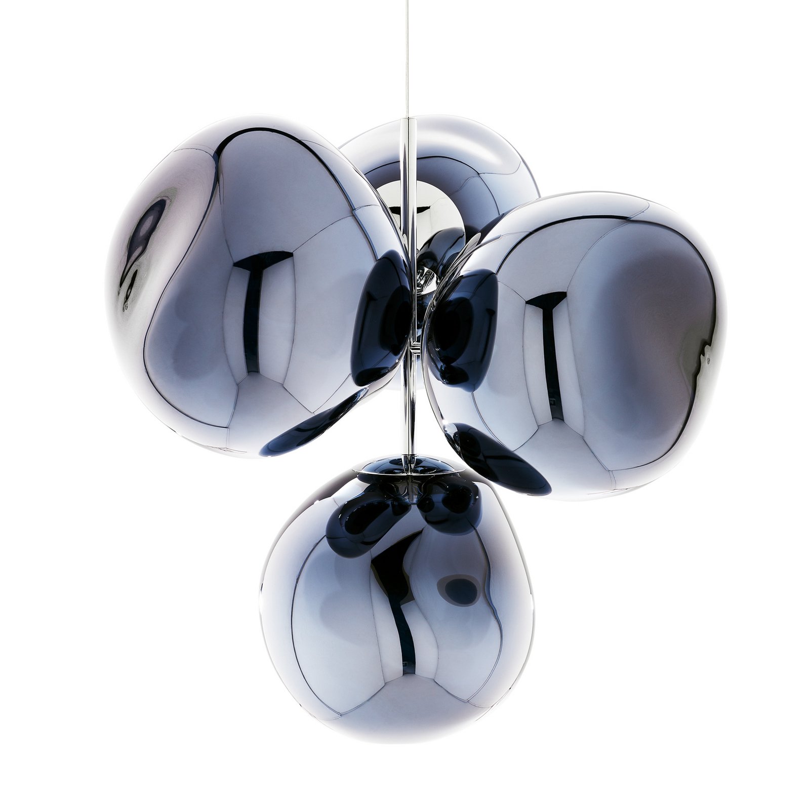 Tom Dixon LED chandelier Melt Chandelier, smoke grey
