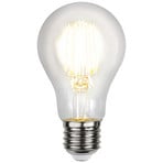 LED lampa E27 3,5W A60 caurspīdīga AC/DC 12-24V 2700K