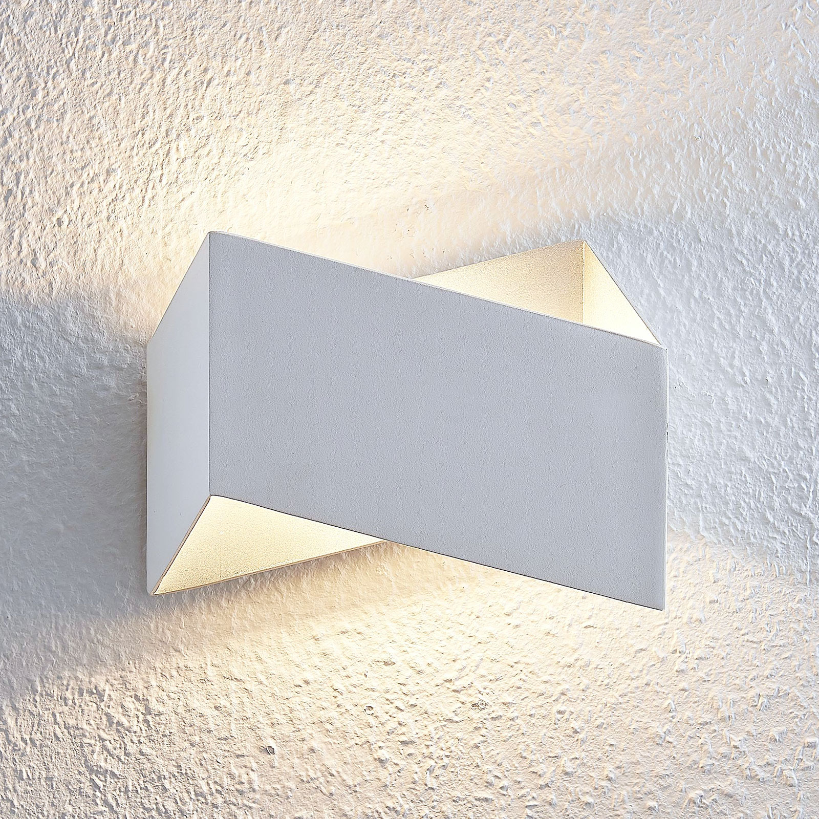 Arcchio Assona LED fali lámpa, fehér-ezüst