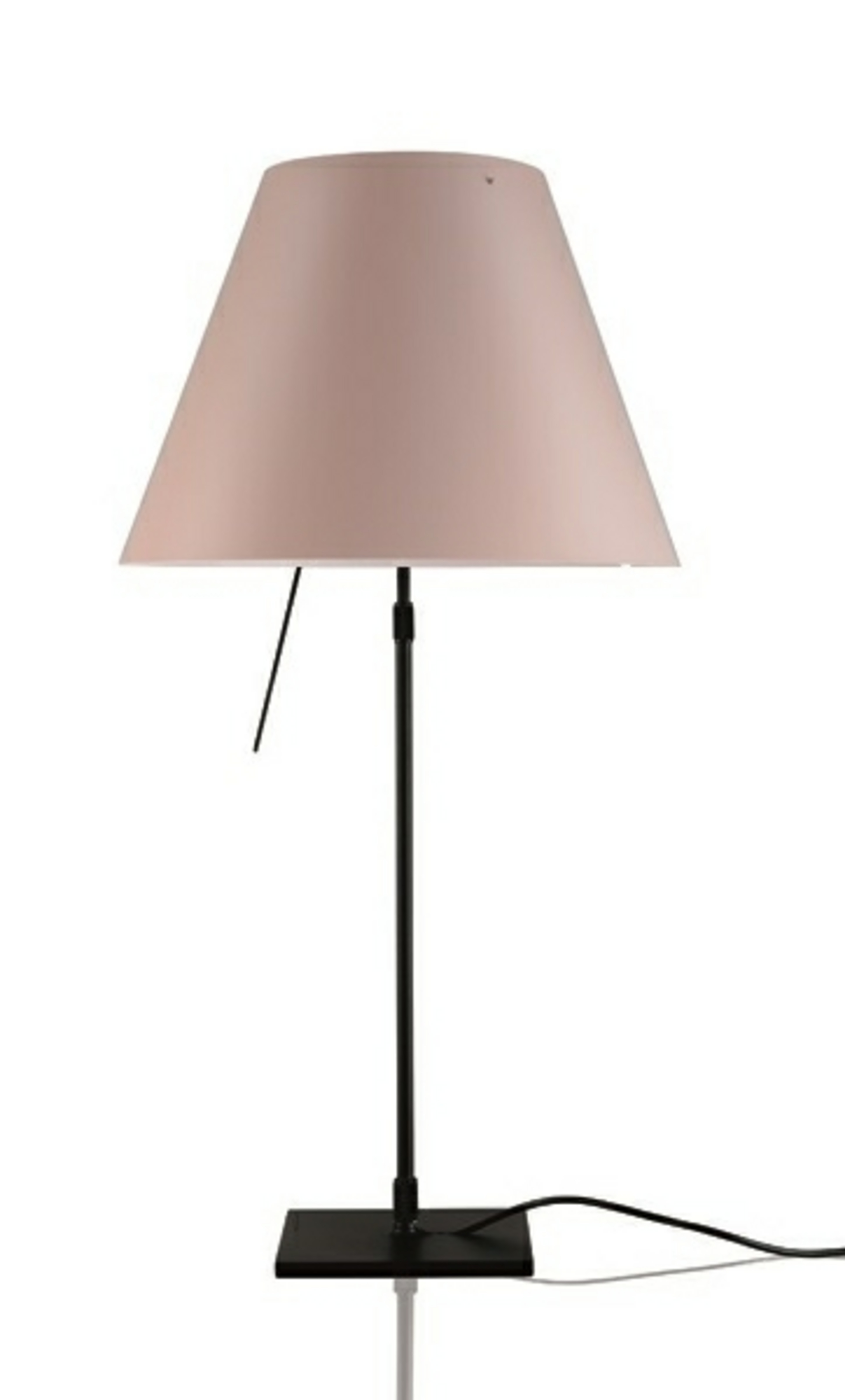 Costanza Tischleuchte m/Dimmer Schwarz/Soft Skin - Luceplan