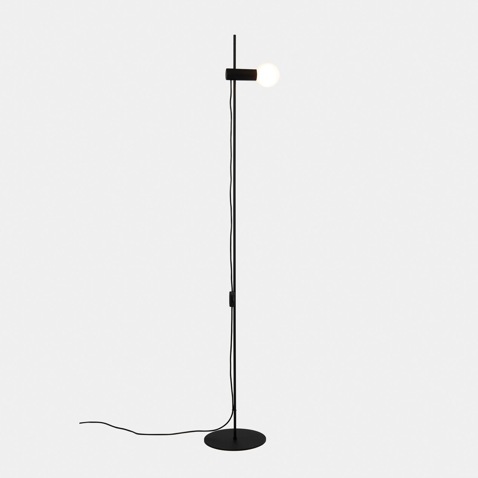 LEDS-C4 Nude Single stojaca lampa E27 čierna