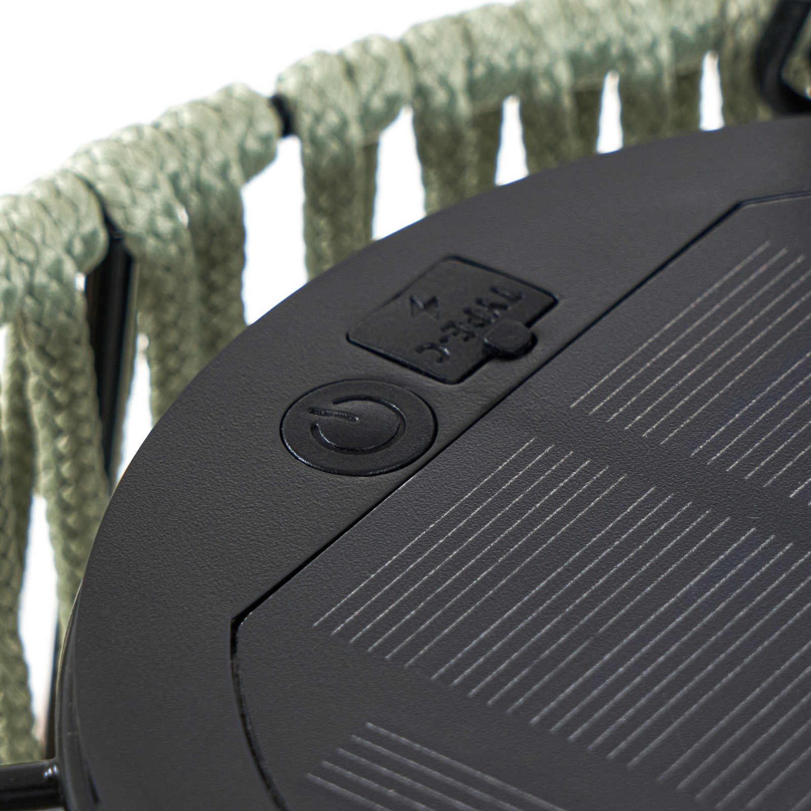 Lindby LED saules enerģijas piekaramā lampa Austas, zaļa, Ø 50 cm, USB, IP54