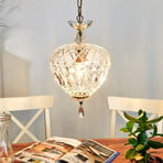 Arila pendant light, crystal glass, Ø 25 cm