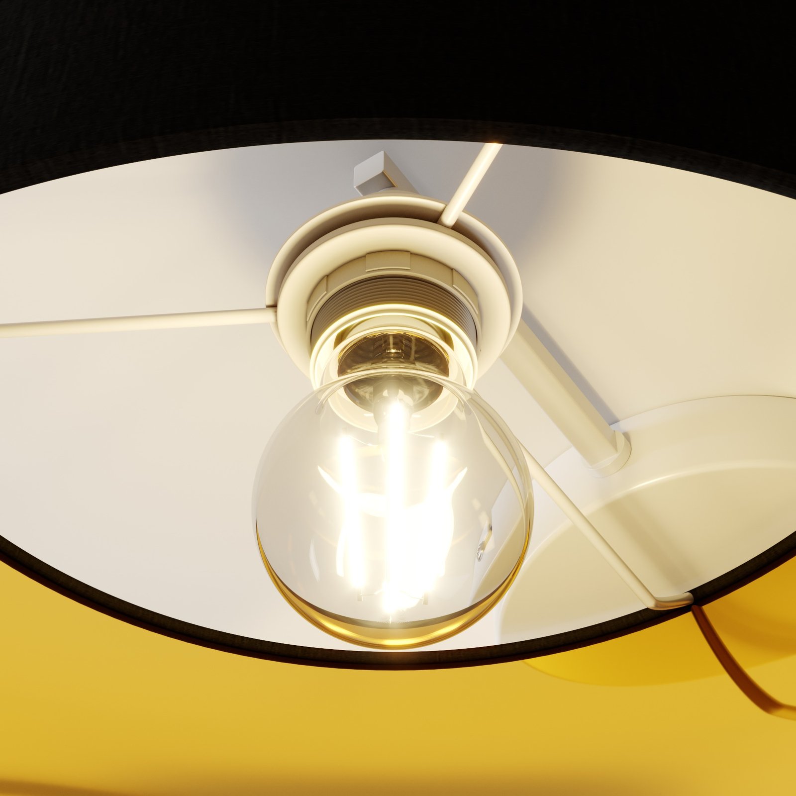 Laurenz Plafonnier Black/Gold - Lindby