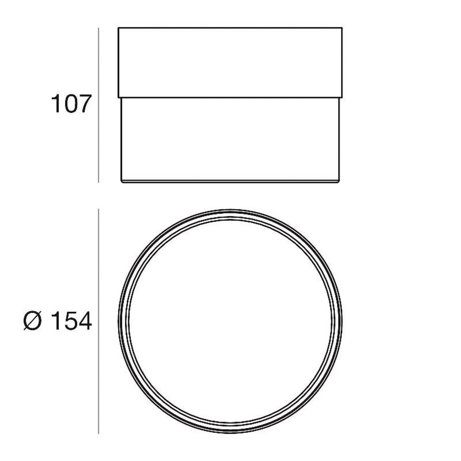 Linea Light Plafonieră LED Crumb alb Ø 154 cm fier sticlă - Camera de zi / sufragerie - alb transparent - Metal