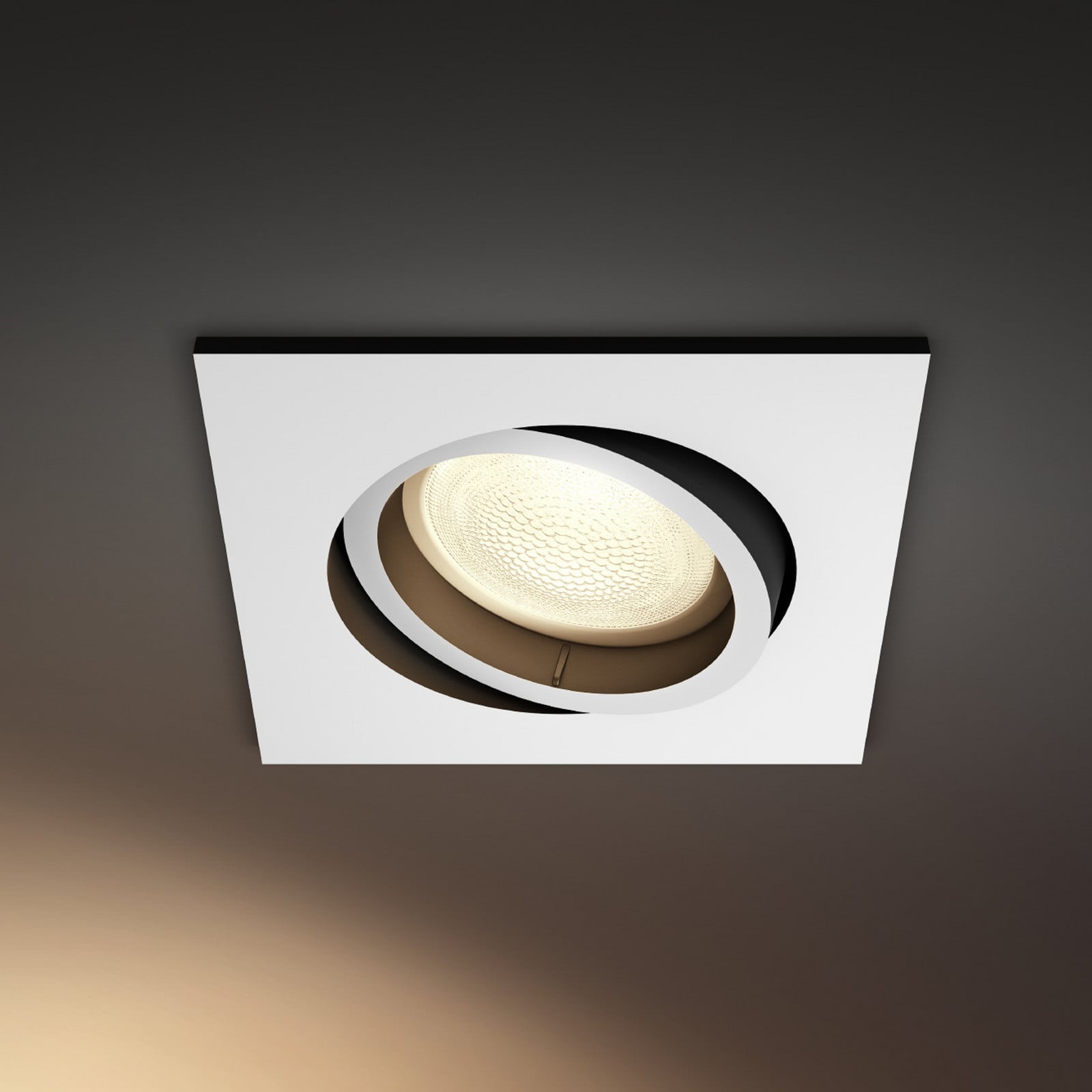 Philips Hue Centura ugradbene reflektorne svjetiljke, bijele, 9x9 cm, CCT, RGB, - Dnevni boravak/blagovaonica - Moderan - bijeli - Plastika
