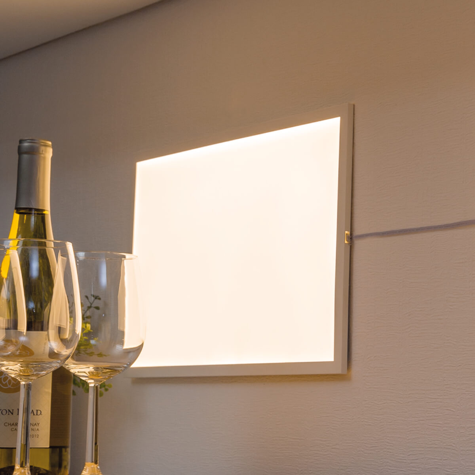 Paulmann Glow - ultra flat LED extension panel, for Kitchen, metal, plastic, 8 W, energy efficiency: A+, W: 40 cm, H: 25 cm