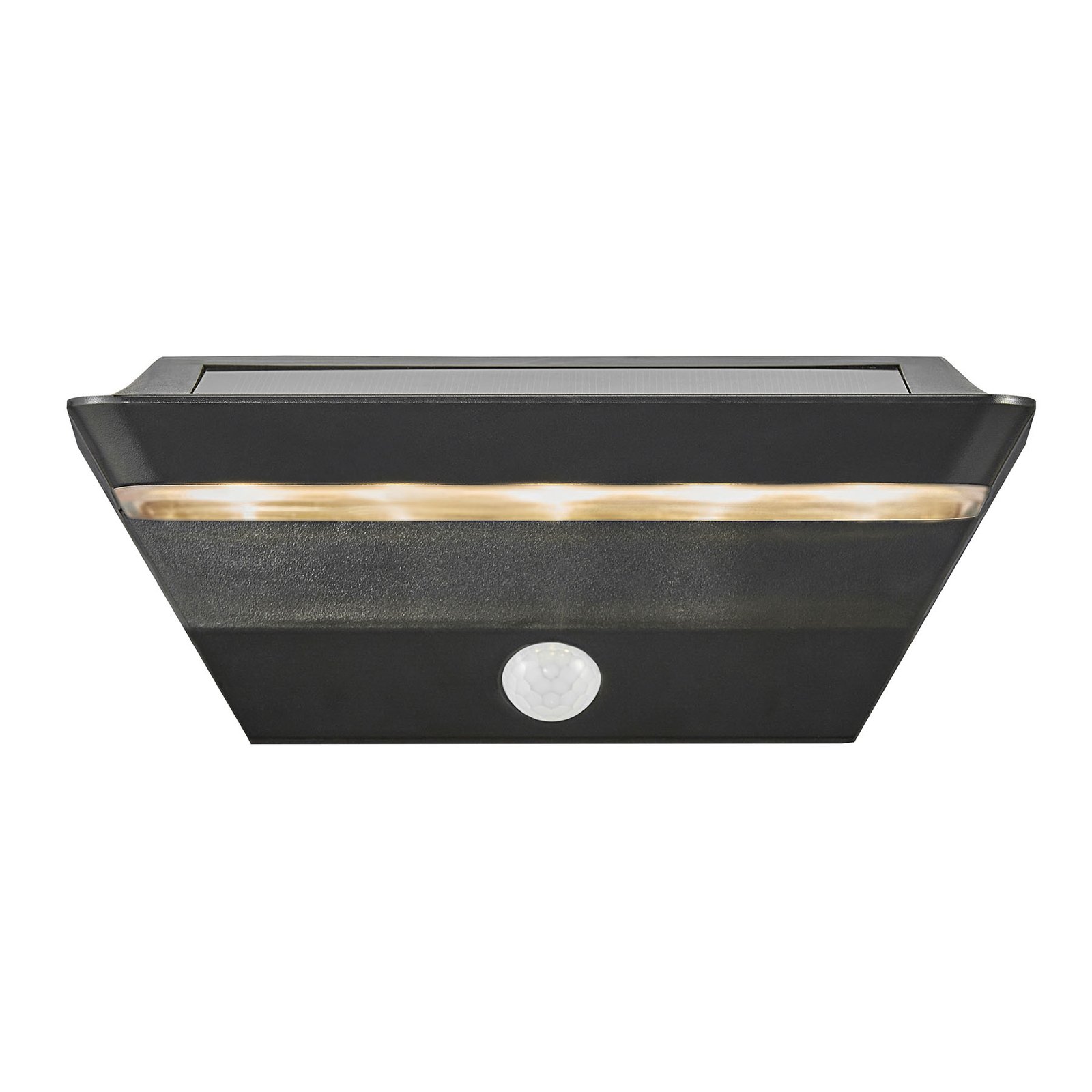 Agena LED solar wall light with motion detector