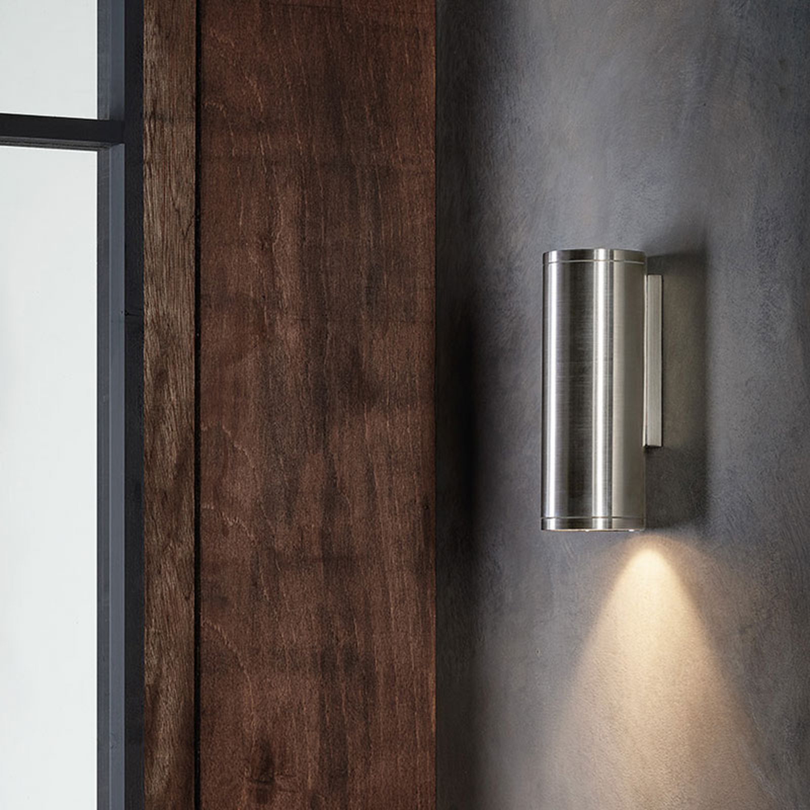 Astro Ava 200 Coastal wall lamp stainless steel, stainless steel, GU10, 6 W, energy efficiency: A++, W: 7.5 cm, H: 20 cm