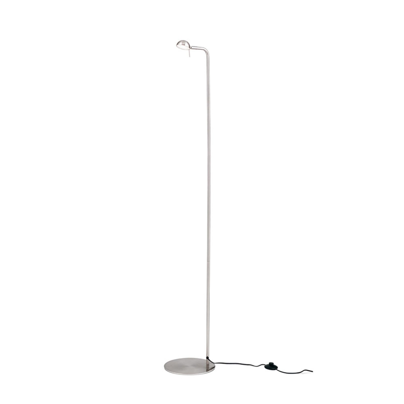 Student LED floor lamp with a pivotable head