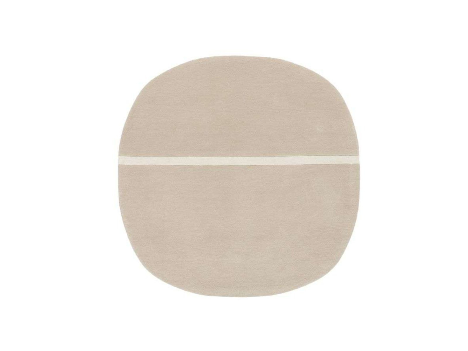 Oona Rug 140x140 Sand - Normann Copenhagen