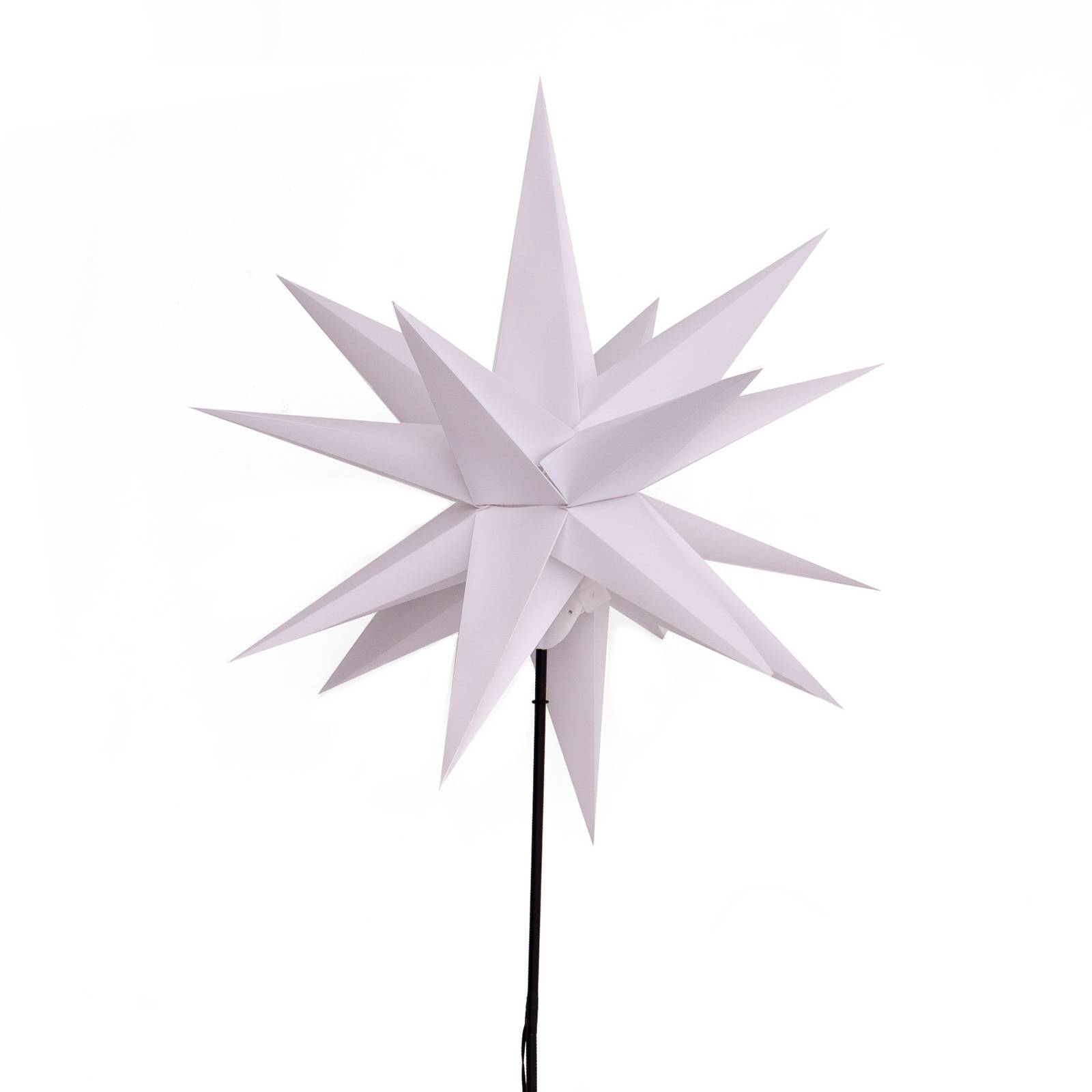 Image of STERNTALER Étoile LED extérieur avec piquet, Ø 55 cm, blanche 4251488502012