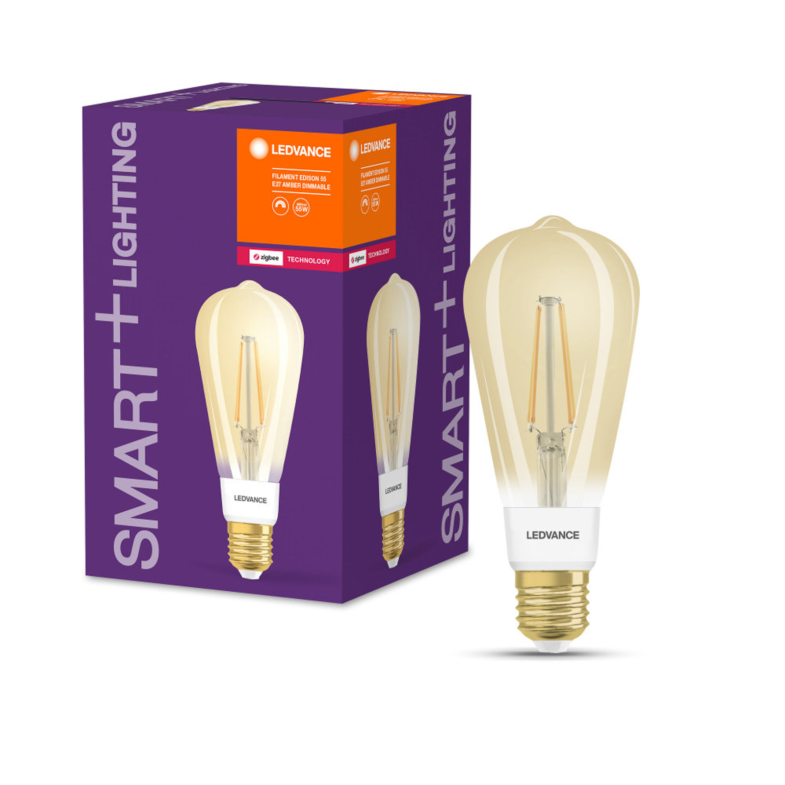 LEDVANCE SMART+ ZigBee Filament Edison E27 6 W 824