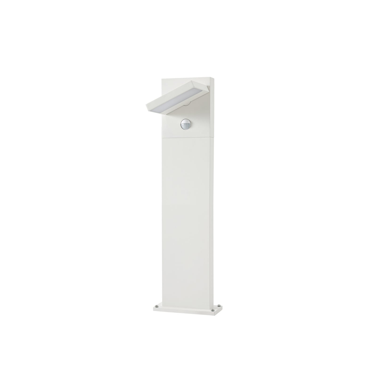 Lucande LED-Wegeleuchte Silvan, weiß, 65 cm, Sensor, IP54