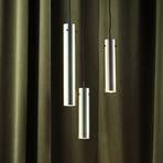 FRANDSEN pendant light FM2014, polished steel, height 24 cm
