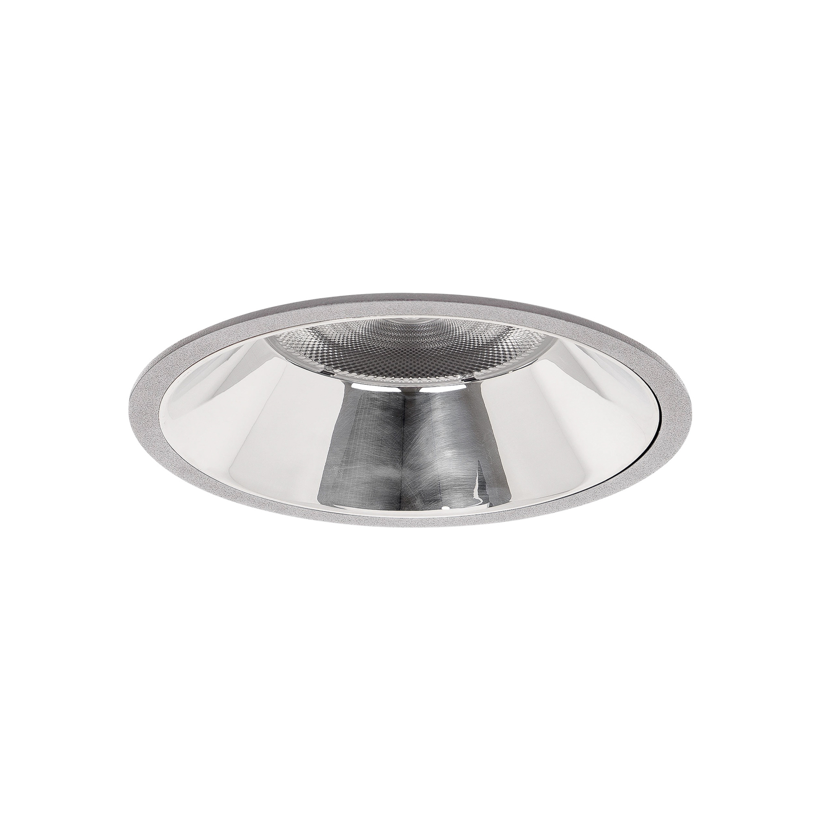 BRUMBERG Apollo Maxi, smooth reflector, round, 3,500K, silver