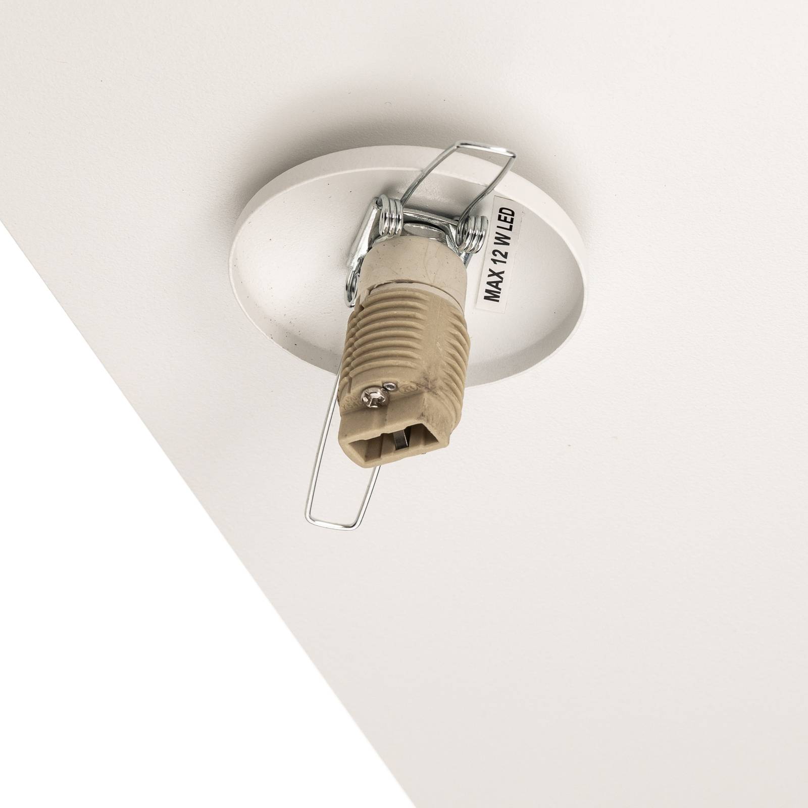 Lampa sufitowa Firn, kątowa, 5-punktowa, biała