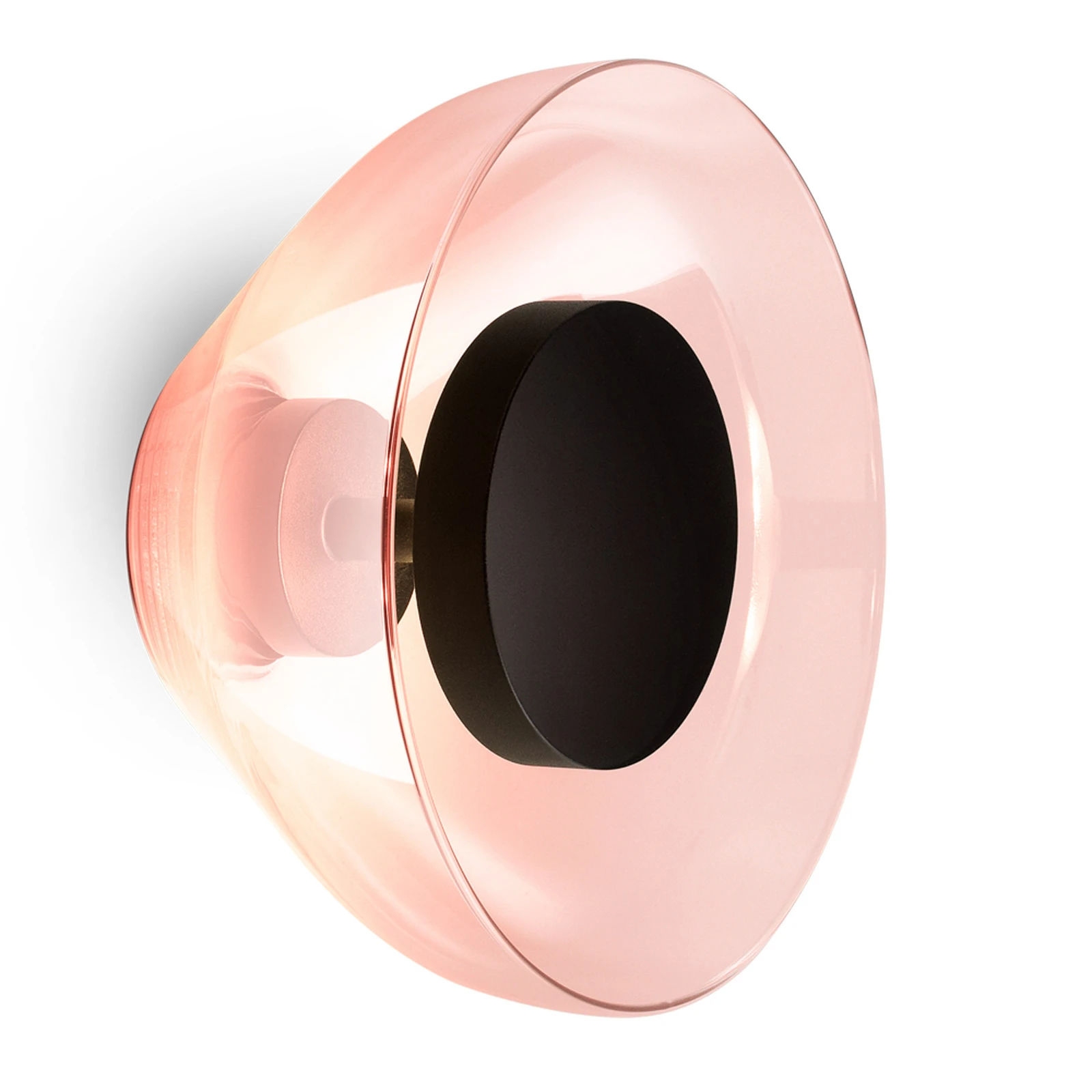 MARSET Aura LED-aplică de perete, Ø 18 cm, cupru