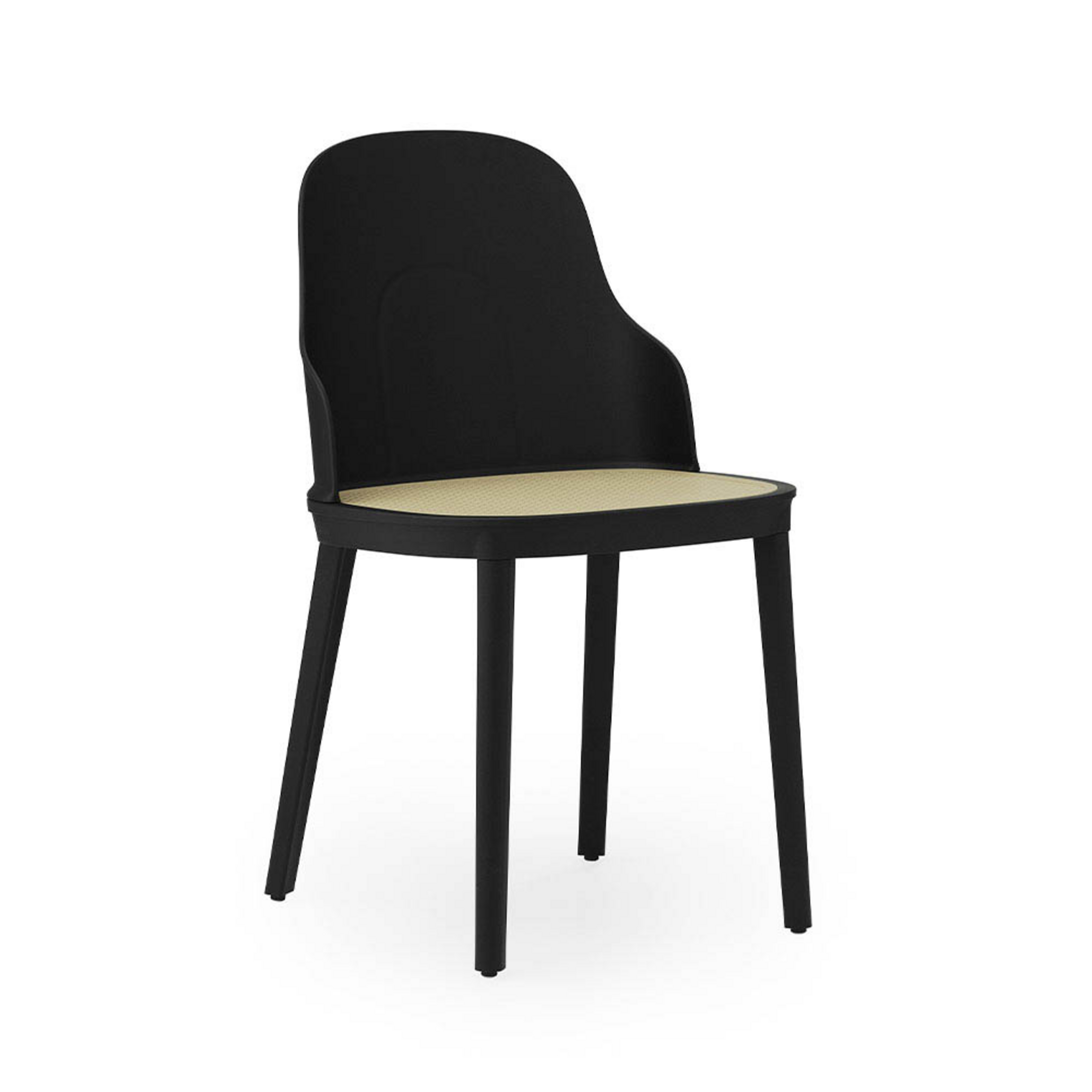 Allez Stol Molded Wicker/PP Black - Normann Copenhagen