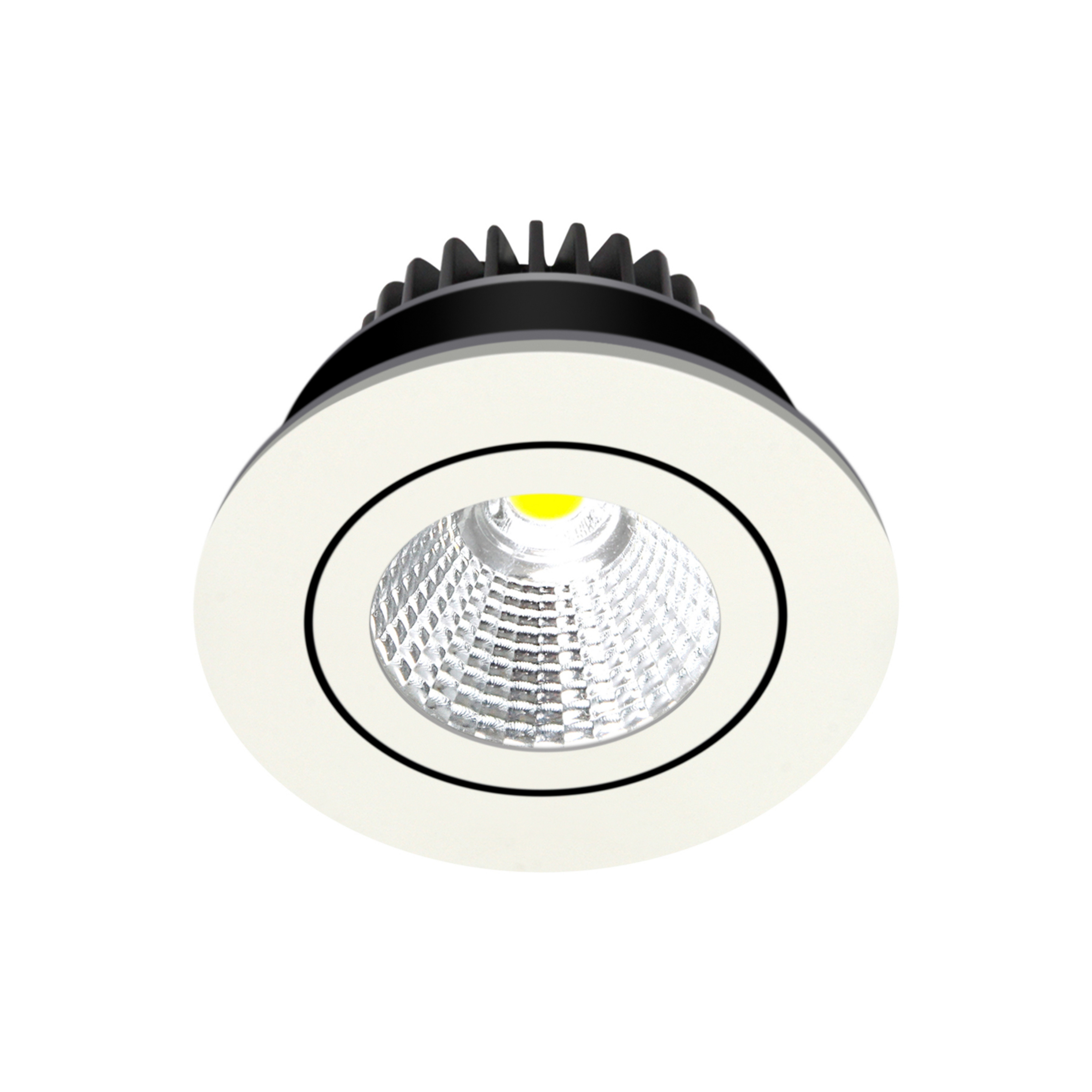 Arcchio LED downlight Jyra, biały, 4000K