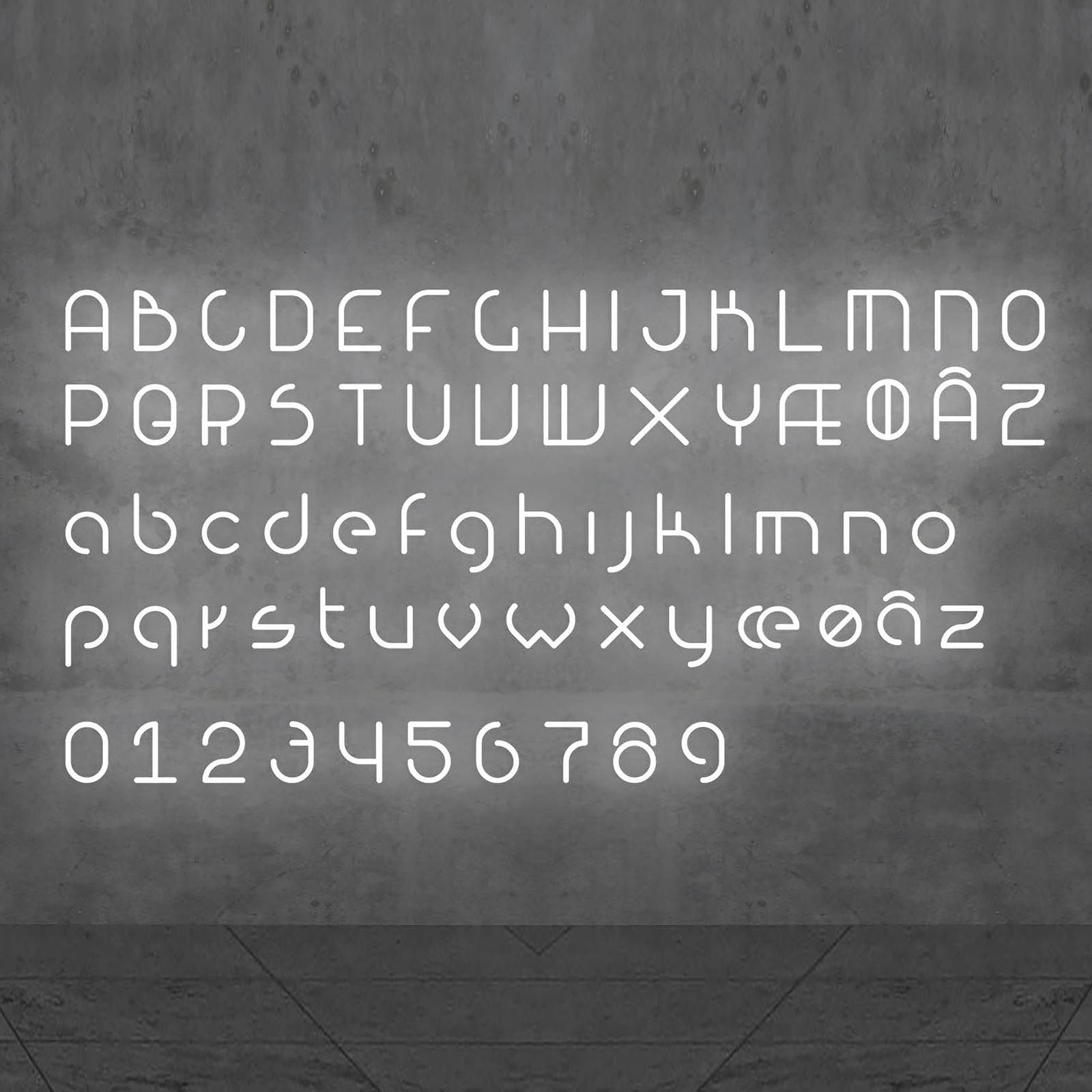 Artemide Alphabet of Light Wand kis a betű