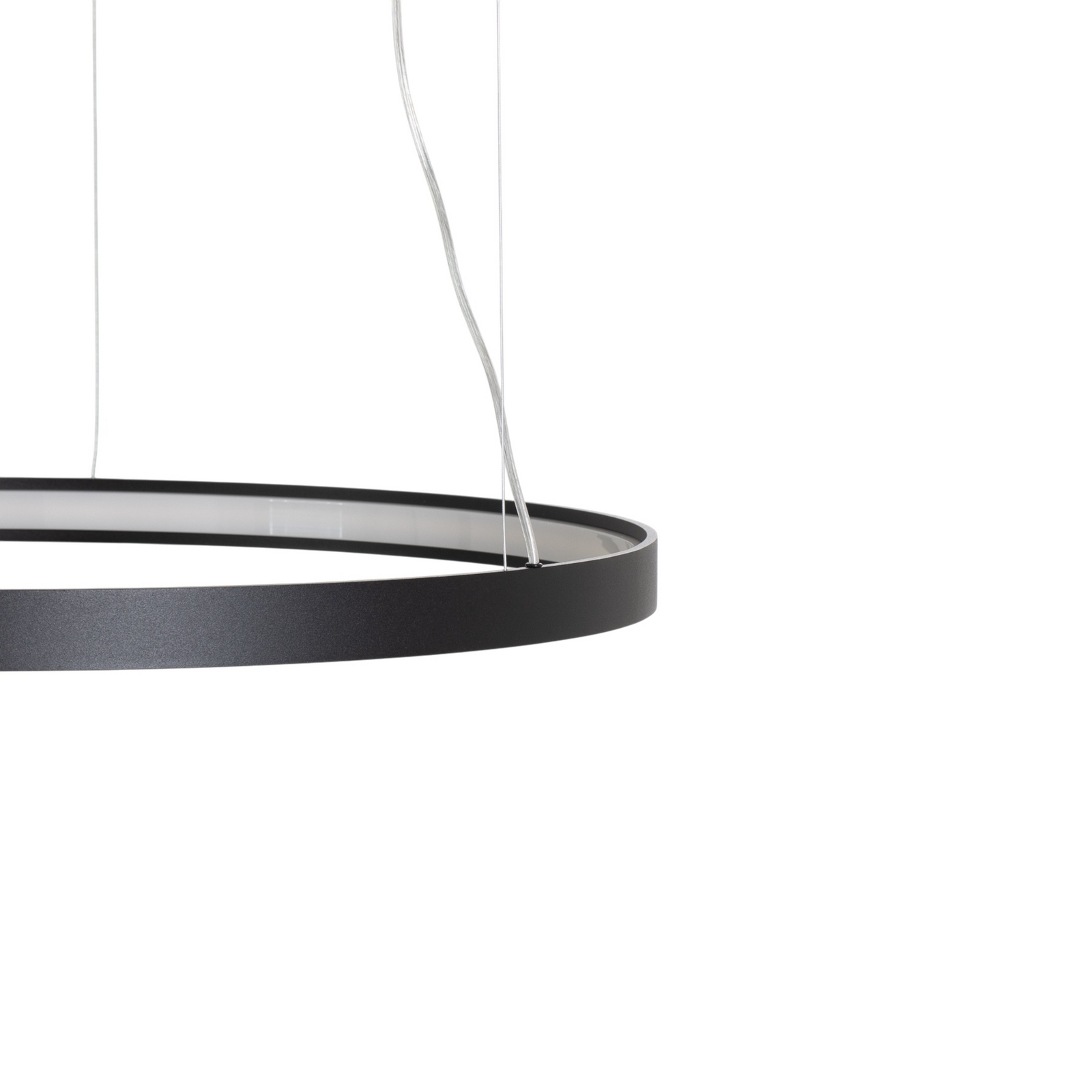 Suspension LED Rio 78 horizontale 3 000 K noire Suspension LED Rio 78 horizontale 3 000 K noire